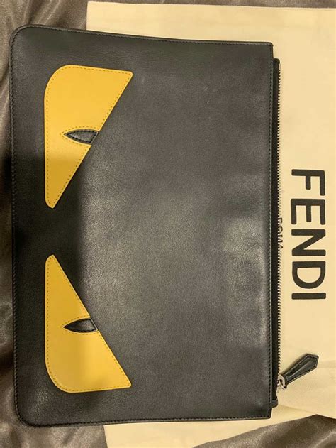 fendi monster clutch